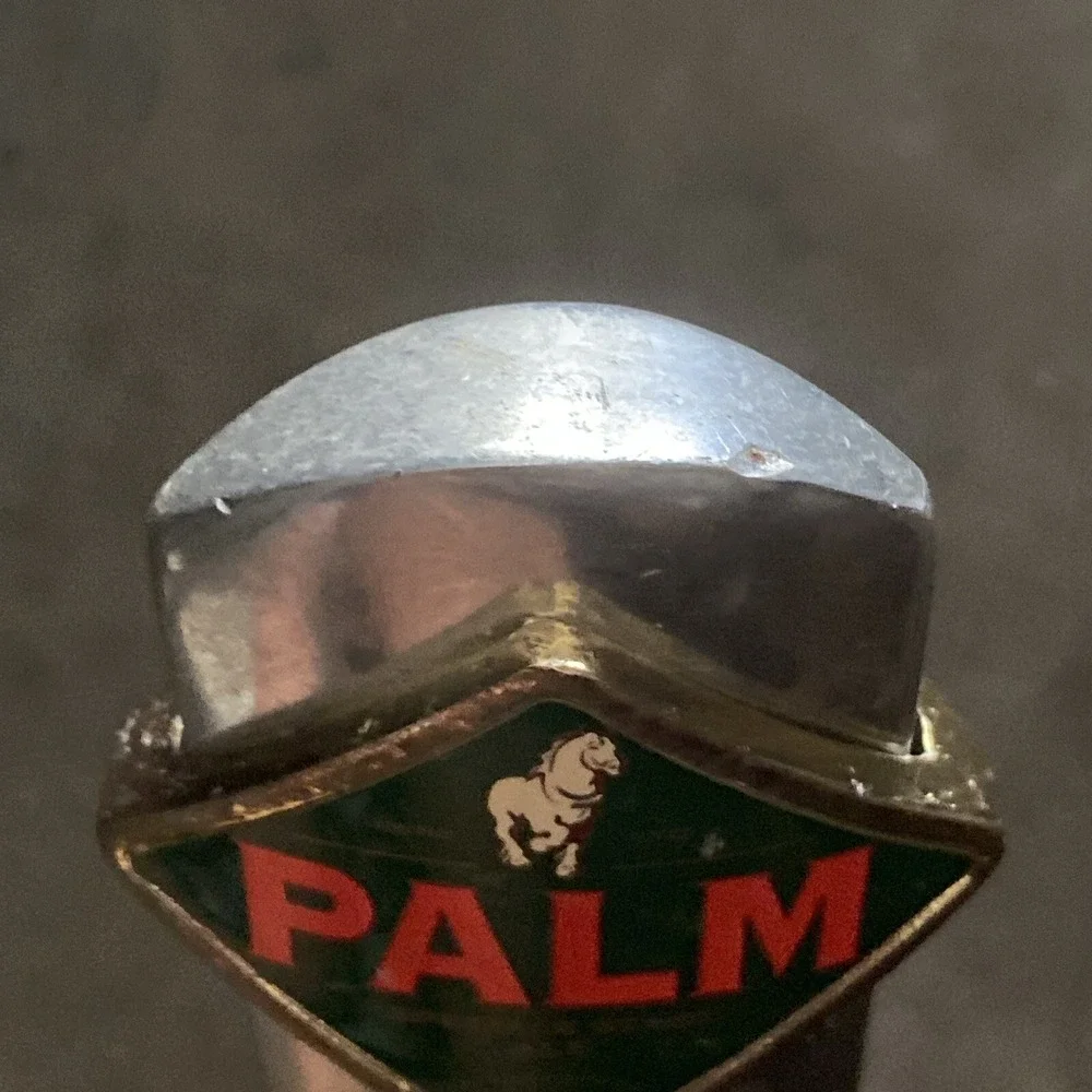 Palm Belgium Amber Beer Tap Handle Metal 10